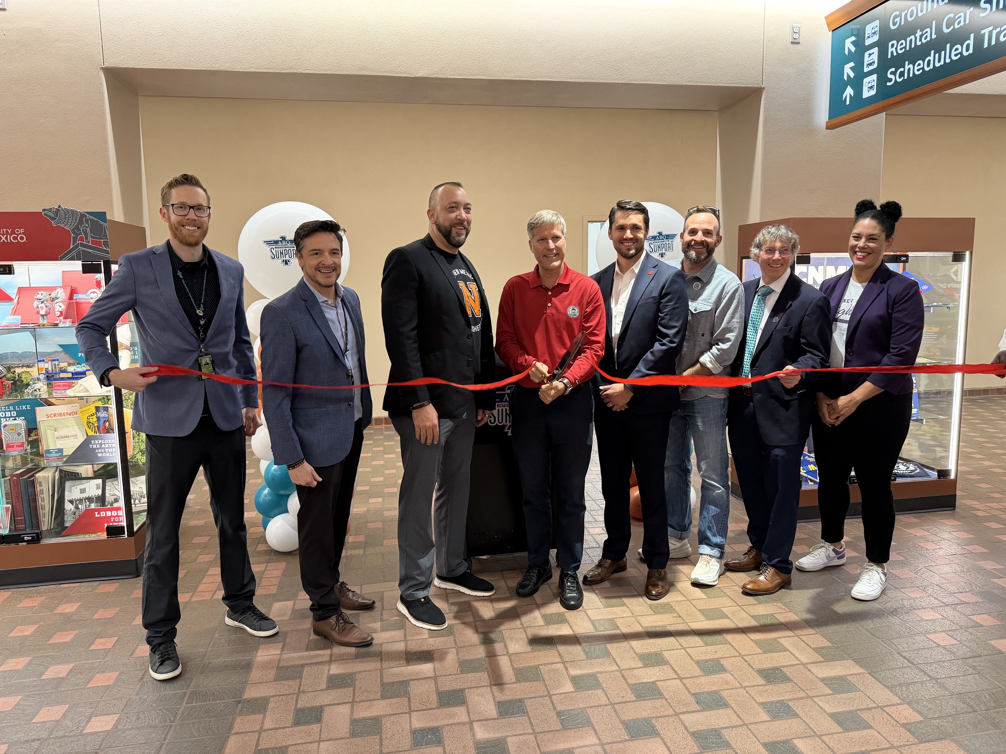 Milam Shah, Scott Stokes, and Sandy Krolick at Sunport